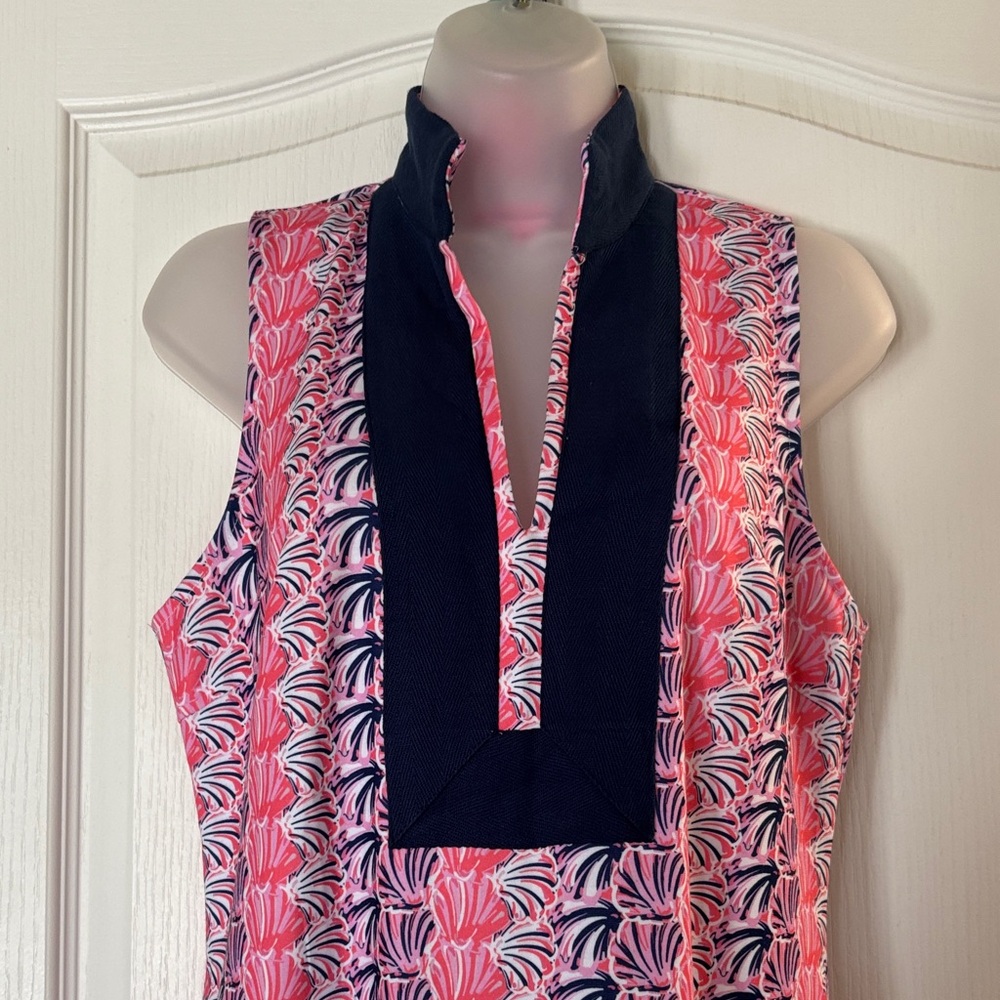 Simply Southern Pink and Navy Dress